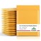 Fuxury Kraft Bubble Mailer 725x12 Inch 25 PackCD DVD MailersStrong Adhesion Padded EnvelopesSelf Seal Bubble Envelope Waterproof Cushioned Shipping Packaging for Small Business