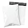 Shop4Mailers 10 x 13 Glossy White Plastic Self Seal Poly Mailer Flat Bags Waterproof Shipping Envelope 17 Mil for Apparel Clothes Shirts Books Permanent Adhesive Seal 100 Pack