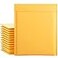 UCGOU Kraft Bubble Mailers 85x12 Inch 25 Pack Usable Size 85x11 Inch Yellow Padded Envelopes 2 Medium Mailing Packages Self Sealing Tear Resistant Boutique Bulk Shipping Bags for Makeup Supplies