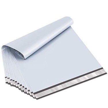 UCGOU Large Poly Mailers 19x24 Inch White 50 Pack Extra Large Shipping Bags Strong Thick Mailing Envelopes Self Seal Adhesive Waterproof and Tear Proof Boutique Postal for Clothing Quilt and More