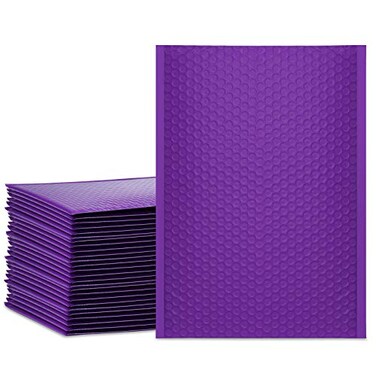 UCGOU Bubble Mailers 95x145 Inch Purple 25 Pack Poly Padded Envelopes Large 4 Mailing Packages Opaque Packaging Postal Self Seal Adhesive Waterproof Boutique Shipping Bags for Clothes