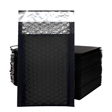 Yzjcafriz Bubble Mailers 35X59 Inch 50 Pack Small Padded Envelopes Poly Thicken Padded Self Seal Envelopes BagsBlack