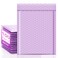 Fuxury Bubble Mailers 6x10 100 Pack Small Bubble Shipping Envelopes Usable Size 6x9 0 Cute Bubble Padded Mailer Thick Padded Envelopes for Mailing JewelryMakeup Lavender