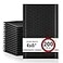 Fuxury Black Bubble Mailers 4x8 200 Pack Waterproof Padded Envelopes Self Seal Bubble Envelopes Usable Size 4x7 Padded Mailers for Small Business Shipping Envelope Mailers