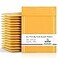 Fuxury Kraft Bubble Mailer 6x10 Inch 50 PackStrong Adhesion Padded EnvelopesSelf Seal Bubble Envelopes Waterproof Cushioned Bubble Mailers Packaging for Small BusinessBulk 0 Mailers Yellow