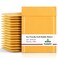 Fuxury Kraft Bubble Mailer 6x10 Inch 50 PackStrong Adhesion Padded EnvelopesSelf Seal Bubble Envelopes Waterproof Cushioned Bubble Mailers Packaging for Small BusinessBulk 0 Mailers Yellow