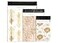 Modern Gifting Eco Friendly Sustainable Poly Mailers Multiple Sizes Variety 75 Pack 25 Each 6x9 9x12 12x15 Different Assorted Sized Shipping Bags Rustic Boho Spring Envelopes Elegant Florals