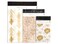 Modern Gifting Eco Friendly Sustainable Poly Mailers Multiple Sizes Variety 75 Pack 25 Each 6x9 9x12 12x15 Different Assorted Sized Shipping Bags Rustic Boho Spring Envelopes Elegant Florals