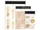 Modern Gifting Eco Friendly Sustainable Poly Mailers Multiple Sizes Variety 75 Pack 25 Each 6x9 9x12 12x15 Different Assorted Sized Shipping Bags Rustic Boho Spring Envelopes Elegant Florals