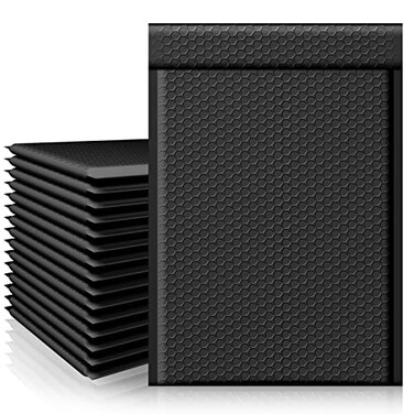 Fuxury Bubble Mailers 105x16 Inch 40 Pack Self Seal Padded Envelopes Waterproof Mailing Envelopes Bubble Padded Cushioning Padded Mailers Bubble Bags for Packaging Small Business Large 5 Black