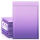Fuxury 40 Pack Large Bubble Mailers 105x16 Gradient Purple Padded Envelopes Cute Design Mailing Envelopes Bubble Padded Cushioning Padded Mailers for Packaging Small Business 5