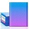Fuxury Cute Design Bubble Mailers 6x10 100 Pack Opaque Padded Envelopes Usable Size 6x9 Self Seal Pattern Shipping Envelopes for Mailing Jewelry Makeup Cards 0 Thick Bubble Padded Mailer BluePurple