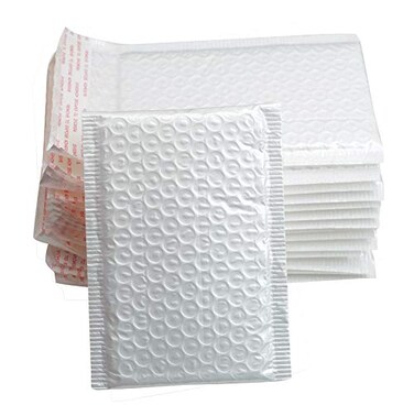 YYaaloa 25 Pack 4x6 Inches Small White Poly Bubble Lined Mailers Padded Shipping Envelopes Self Seal Mailer Waterproof Shockproof and Dustproof White 4x6 Inches25pcs