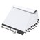 Fuxury 100 Pcs 12x155 Poly Mailers Shipping Bags for ClothingSelf Seal Plastic Mailing Envelopes for Packaging Postal Return Small BusinessWhite