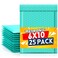 Metronic Bubble Mailer 6x10 Inch 25 Pack Usable Size 6x9 Teal Padded Envelopes Waterproof Cushioning Self Seal Adhesive Padded Mailers for Packaging Shipping Bubble Envelopes for Small Business