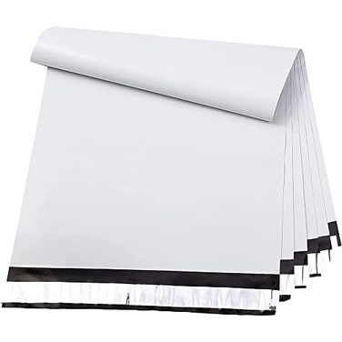 Metronic Poly Mailers 2424 50 Pcs White Large Shipping Bags for Clothes Mailer Poly Bags Strong Self Seal Adhesive Shipping Envelopes for Small Business Tearresistant Mailing Envelopes for Packaging