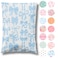 Pretty Package Store 6x9 Designer Poly Mailer 100 Pack Heavy Duty Waterproof Self Seal Shipping Bags for Small Business Large Mailing Envelopes Bulk Tear Resistant Packaging Blue Bows