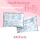 Pretty Package Store 6x9 Designer Poly Mailer 100 Pack Heavy Duty Waterproof Self Seal Shipping Bags for Small Business Large Mailing Envelopes Bulk Tear Resistant Packaging Blue Bows