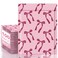Fuxury Bubble Mailers 6x10 Padded Envelopes 100 Pack Pink Bows Cute Design Bubble Envelopes Usable Size 6x9 Strong Adhesion Pattern Shipping Envelopes Thick Padded Mailer for Mailing Jewelry Makeup