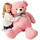 IKASA Giant Teddy Bear Plush Toy Stuffed Animals Pink 47 inches