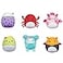 Squishmallows Original Micromallows Plush 6Pack Myrna Henley Anjara Carlos Joelle Poplina