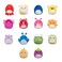 Squishmallows Original Micromallows Plush Rainbow 14Pack