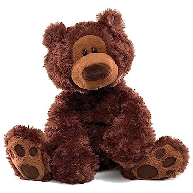 GUND Philbin Classic Teddy Bear Premium Stuffed Animal for Ages 1 and Up Chocolate Brown 12