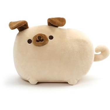 GUND Pusheen Pugsheen Stuffed Plush Dog with Poseable Ears Tan 95