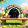 Apricot Lamb Toys Plush Bunny Rabbit Stuffed Animal with Fluffy Soft Ears Black Small8