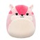 Squishmallows Original 12Inch Dianalee Pink Chipmunk Official Jazwares Plush MediumSized