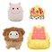 Squishmallows Micromallows SQMM0014 Accessory Set Royal Parade Super Soft Mini 65 cm Plush Figures Benny Ridelle