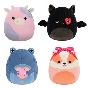 Squishmallows Original Valentines Day 4Pack Official Jazwares Plush Little