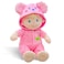 June Garden 12 Sweet Dolly Frida Stuffed Ultra Soft Baby Bear Doll for Birth and Up Removable Pink Outfit