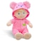 June Garden 12 Sweet Dolly Frida Stuffed Ultra Soft Baby Bear Doll for Birth and Up Removable Pink Outfit