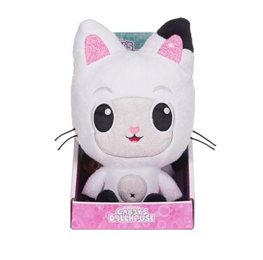 Posh Paws 50105 Gabbys Dollhouse 25cm 10inches Pandy Paws Character Soft Plush Toy White