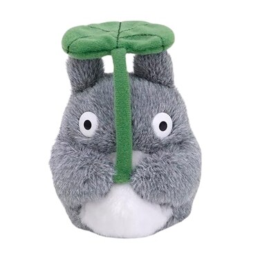 Studio Ghibli My Neighbor Totoro 5 Totoro with Leaf Beanbag Studio Ghibli Plush