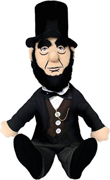 The Unemployed Philosophers Guild Abraham Lincoln Little Thinker 12 Soft Stuffed Plush Doll