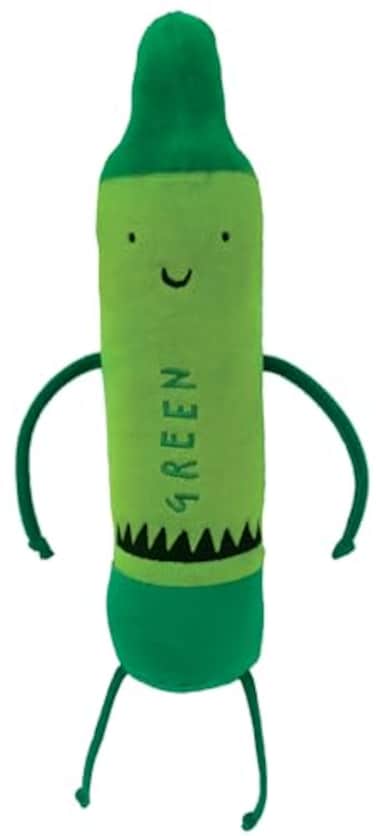 MerryMakers The Day The Crayons Quit Green Plush Toy0 months to 100 months 12Inch