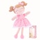 Gloveleya Baby Girl Gift Soft First Baby Doll Plush Doll Floral Pink