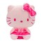 Jazwares Hello Kitty and Friends Hello Kitty 12 Pink Monochrome Plush