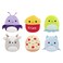 Squishmallows Original Micromallows 6Pack Axel Beetle Lune Loch Ness Monster Floyd French Fries Orphie Octopus Pep Pizza Walker Goat