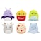 Squishmallows Original Micromallows 6Pack Axel Beetle Lune Loch Ness Monster Floyd French Fries Orphie Octopus Pep Pizza Walker Goat