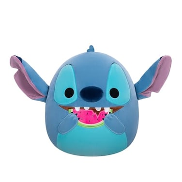 Squishmallows Original Disney 14Inch Stitch with Watermelon Official Jazwares Plush Large