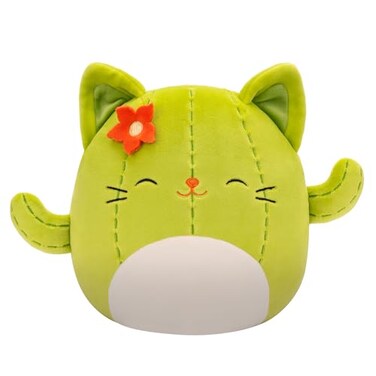Squishmallows Original 8Inch Ms Miss Green Cactus Cat Official Jazwares Plush Little
