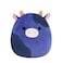 Squishmallows Original 8Inch Ingred Purple and Black Spotted Cow Official Jazwares Plush Little