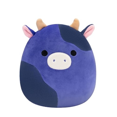 Squishmallows Original 8Inch Ingred Purple and Black Spotted Cow Official Jazwares Plush Little