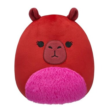 Squishmallows Original 8Inch Marcia Maroon Capybara Official Jazwares Plush Little