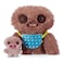 Fuggler Mini Rascals 9inch Assortment Series 1 Double Trouble Squidge Brown Long Pile by ZURU Funny Ugly Monster Plush Toy