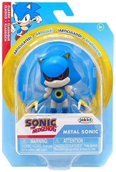 Sonic The Hedgehog Mini Figure 25 inch Packaging May Vary Metal Sonic
