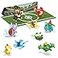 Mega Bloks MEGA Pokmon Action Figure Building Toys Set for Kids Trainer Team Challenge with 276 Pieces 6 Poseable Characters and Accessories